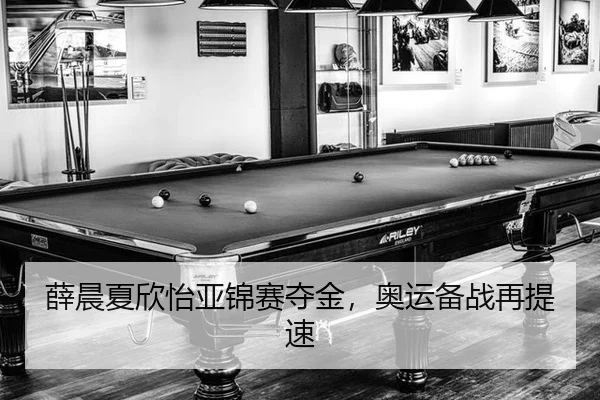 薛晨夏欣怡亚锦赛夺金，奥运备战再提速
